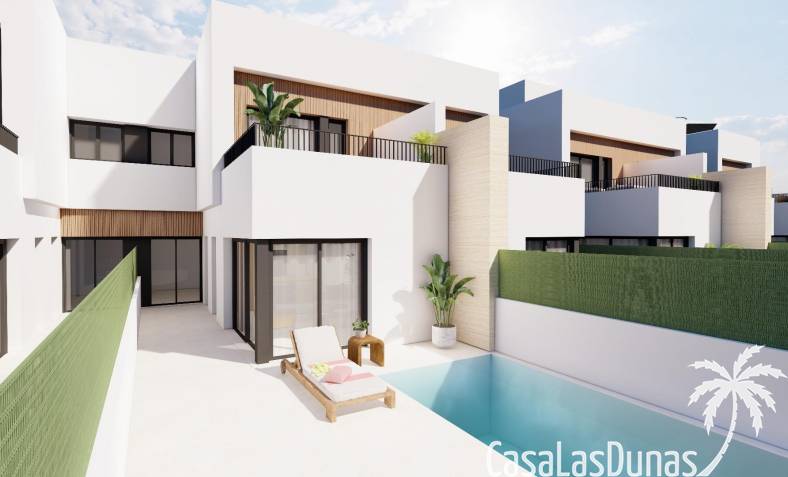 Geschakelde woning - Nieuwbouw - Santiago de la Ribera - Santiago de la Ribera