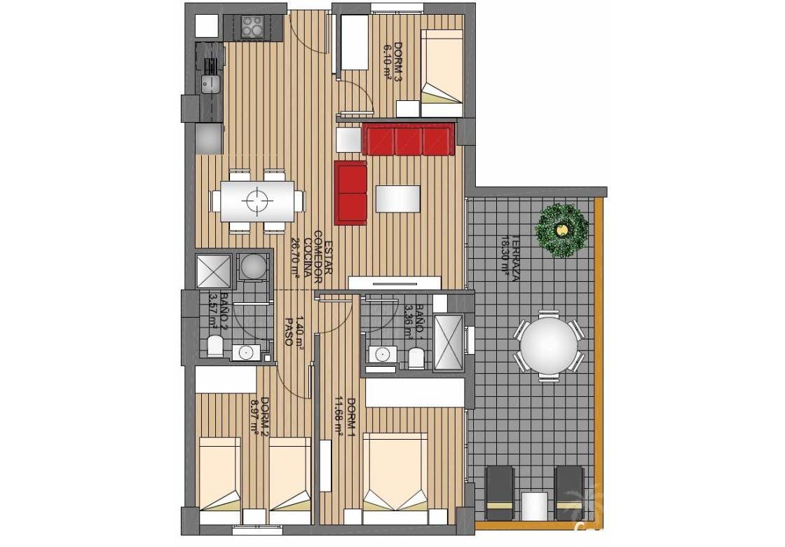 Neubau - Apartment - Orihuela - Orihuela Costa