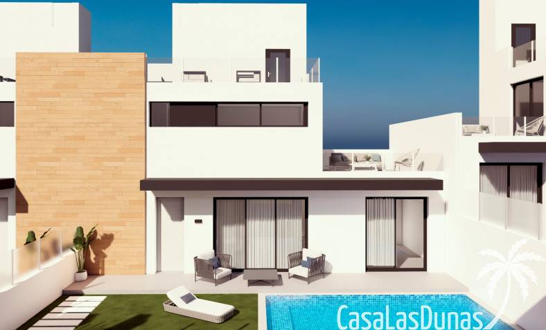 Semi detached villa - New Build - Orihuela Costa - Villamartin