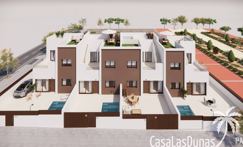 Semi-detached villa - New Build - Pilar de la Horadada - CLDC-5098NB 