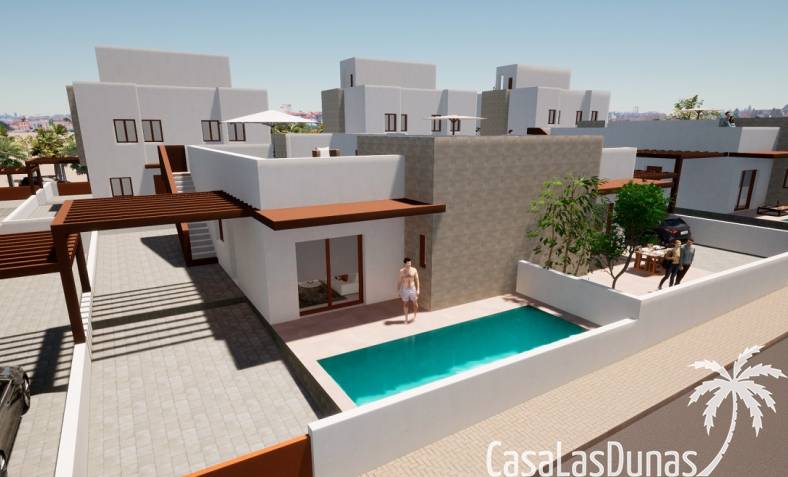Townhouse / Semi-detached - Nowa konstrukcja - Mazarrón - La Cumbre
