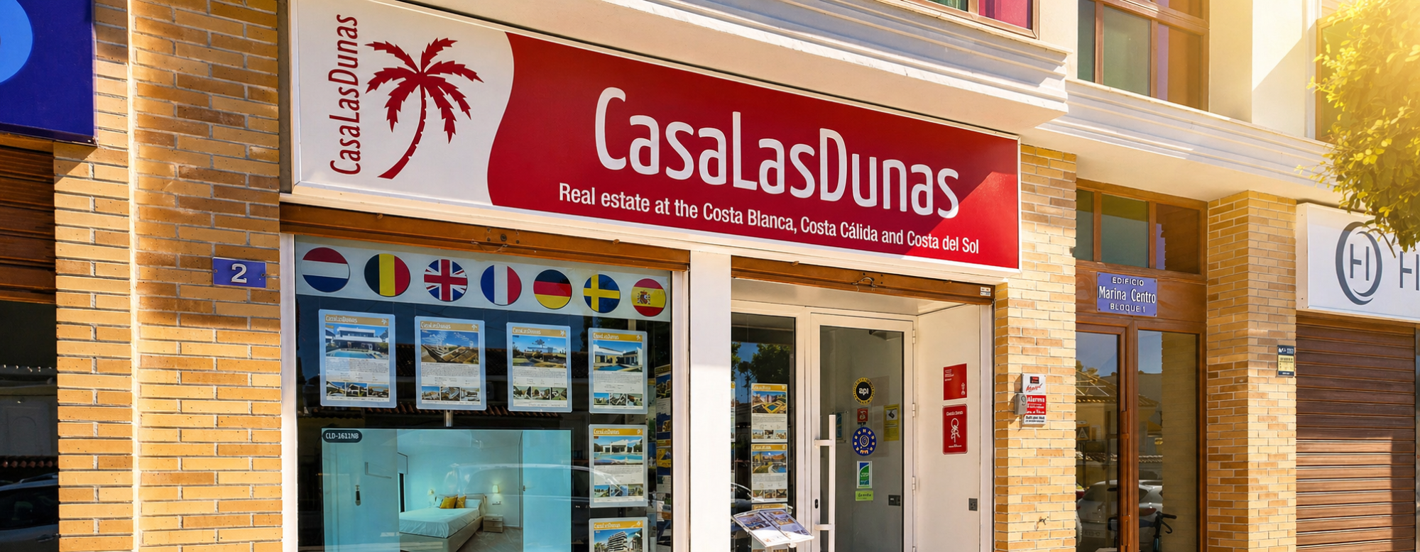 Kantoor van CasaLasDunas in La Marina - Spanje