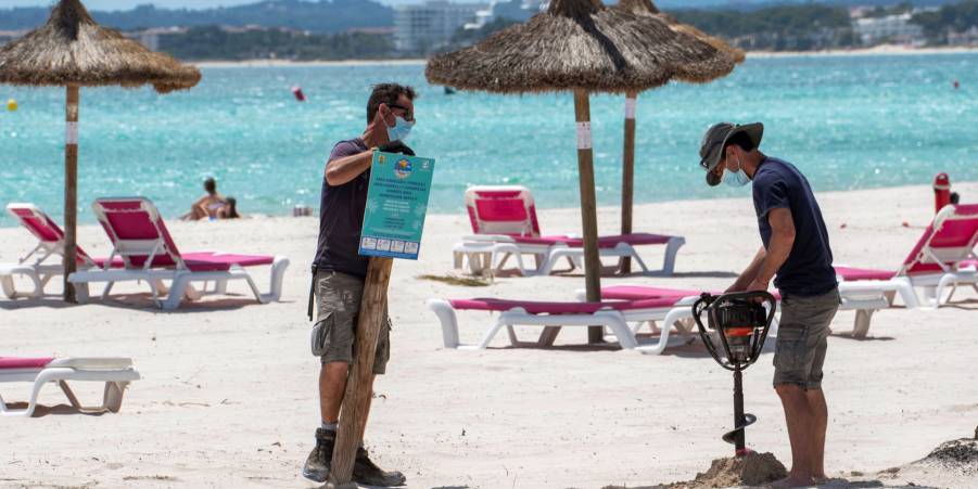La llegada de turistas extranjeros a España cierra su peor primer semestre desde que hay registros