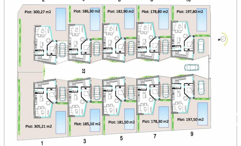 CLD-2961NB Le Mans Villas Orihuela Costa CasaLasDunas