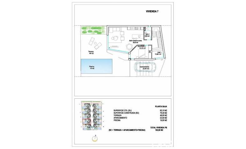 CLD-2961NB Le Mans Villas Orihuela Costa CasaLasDunas